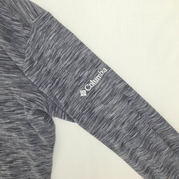 Columbia 1/4 Zip Pullover Shirt Top Womens Small Gray Running Active Athletic - Picture 4 of 8